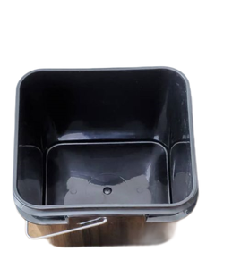 Seau carré en plastique de qualité alimentaire <span class=keywords><strong>SDPAC</strong></span> de 1,7 gallon avec couvercle à fermeture hermétique, écologique, durable, multi-usages (couleur personnalisée) - Product Image 3