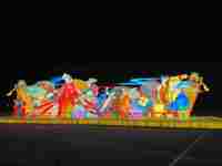 Lanterne de Noël en Papier de Los Angeles 2024, Décoration de Festival en Soie, Extérieure, LED, Poisson Imperméable, Animal, Lanterne Chinoise pour Parc