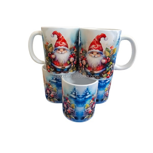 <span class=keywords><strong>Taza</strong></span> <span class=keywords><strong>Navideña</strong></span> Personalizable <span class=keywords><strong>de</strong></span> Porcelana Blanca <span class=keywords><strong>de</strong></span> 11 oz, Capacidad <span class=keywords><strong>de</strong></span> 400 ml, <span class=keywords><strong>Diseño</strong></span> <span class=keywords><strong>de</strong></span> Dibujos Animados, Logotipo Sublimado, Patrón, Apta para Alimentos, Estilo Americano - Product Image 4