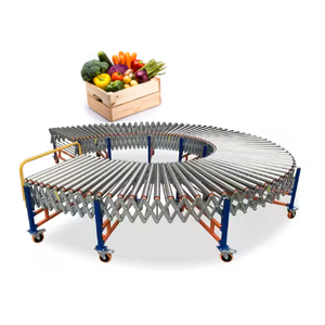 Convoyeurs à rouleaux extensibles 2026, convoyeur flexible à bande roulante avec structure en acier au carbone pour ligne de transfert de boîtes de boissons - Product Image 3