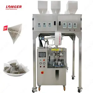 Professional Automatic Factory Price Small Granule Triangle Filter Tea Bags Packaging Equipment Pyramids Tea Bag Packing Machine