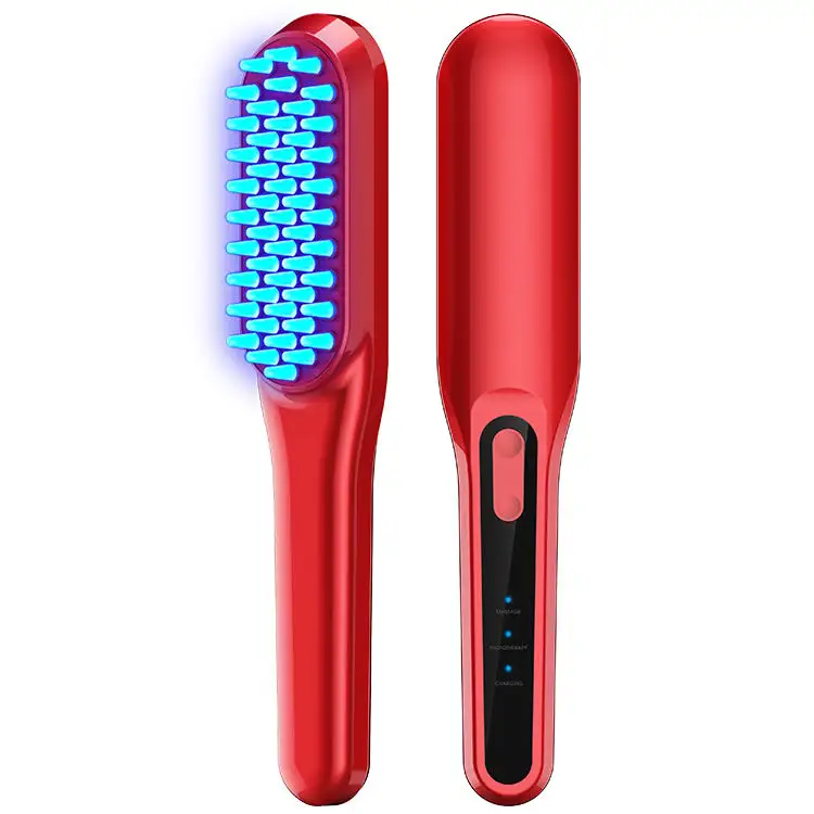 Electric Brush Hair Mini Growth Comb Micro Current Hair Growth Comb Led Hair Growth Comb Brush