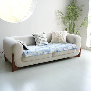 ผ้าห่มลายบ้านไร่ ให้ความอบอุ่นและสบาย ใช้คลุมโซฟา เตียง และเก้าอี้ ผ้าห่มตกแต่งเนื้อนุ่ม พร้อมขอบเย็บสำเร็จ ใช้คลุมโซฟา - Product Image 3