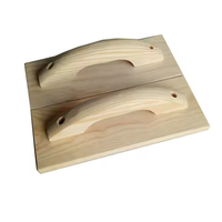 Truelle flottante en bois de qualité industrielle avec fonction carrée truelle de plâtrage avec manche en bois confortable