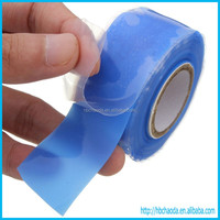 Ruban silicone élastique auto-fusionnant double face ignifuge haute température avec adhésif en caoutchouc pour la réparation des fuites électriques