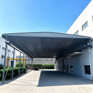 Auvent de terrasse motorisé robuste à <span class=keywords><strong>toit</strong></span> rétractable en tissu PVC, couverture coulissante électrique pour extérieur et jardin - Product Image 3