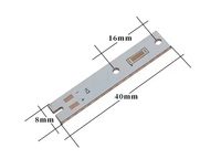 Circuit imprimé LED en cuivre, 1860mm, H1, H3, H4, H7, circuit imprimé LED, lampe de voiture, dissipateur thermique