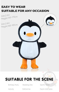 Disfraces de pingüino <span class=keywords><strong>Sexy</strong></span> inflables hechos a medida <span class=keywords><strong>disfraz</strong></span> de pingüino adulto inflable <span class=keywords><strong>disfraz</strong></span> de pingüino de Madagascar para eventos publicidad - Product Image 4