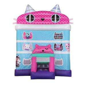 Castillo Inflable <span class=keywords><strong>de</strong></span> PVC Cakey Cat Pandy Paws <span class=keywords><strong>Gabby</strong></span> House, Tobogán Acuático, Casa <span class=keywords><strong>de</strong></span> Brinco Personalizada, Marca Aeor, Fabricado en Guangdong - Product Image 1