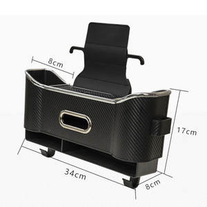 ADT Meilleure Vente Boîte de Rangement Multifonctionnelle pour Appuie-tête de Voiture, Organisateur Suspendu pour Boissons, Snacks et Téléphone - Product Image 5