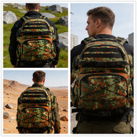Sac à dos tactique camouflage grande capacité en tissu 900D avec système Molle pour la randonnée et la chasse en extérieur
