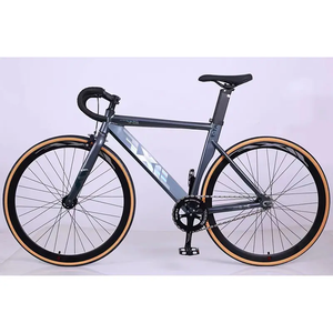 Bicicleta <span class=keywords><strong>Urbana</strong></span> de <span class=keywords><strong>Carretera</strong></span> 700C de Una Velocidad, Fabricada en China, de Aleación de Aluminio para Deportes al Aire Libre, Negra/Roja - Product Image 3