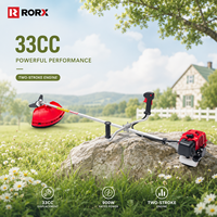 Débroussailleuse à essence monocylindre 2 temps 33 cm³ RORX BC330 900W avec fil nylon pour jardin et ferme, vente directe usine