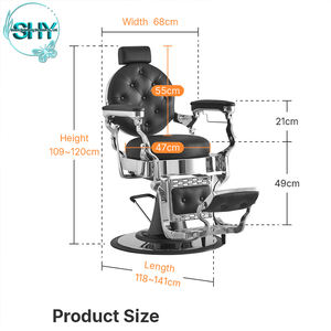 Silla de peluquero profesional de alta resistencia para cortar el cabello, peluquería Retro para hombres, silla de estilo de barbería de lujo, Sillas De <span class=keywords><strong>Peluqueria</strong></span> - Product Image 6