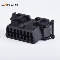 Conector de Diagnóstico Automotriz OBDII de 16 Pines Hembra de Alta Calidad