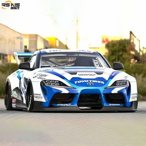 A90 <span class=keywords><strong>Toyota</strong></span> Supra MK5 A91ดัดแปลงสไตล์กระต่ายจรวดไฟเบอร์กลาสหรือชุดตัวถังกว้างสไตล์ LB กระโปรงหน้าด้านข้างสปอยเลอร์หลัง - Product Image 5