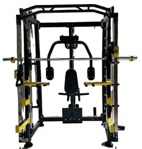 Offres Spéciales professionnel équipement De Gymnastique Utilisé multi-activités power rack avec smith machine