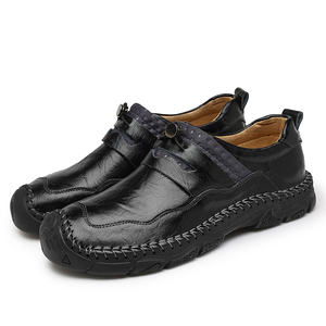 Chaussures pour hommes personnalisées en cuir italien, mocassins <span class=keywords><strong>pas</strong></span> chers pour hommes, cuir véritable, Sepatu Pantofel Pria de marque - Product Image 1