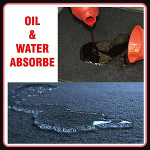 Tapis de moto 78,7 x 29,5 pouces, tapis de sol de garage lavable, antidérapant, absorbant l'huile, avec support en caoutchouc, antimicrobien, rembourré, anti-taches - Product Image 6