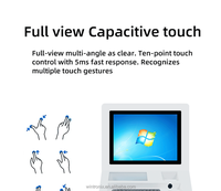 Machine tout-en-un en libre-service, lecteur de carte NFC personnalisé, lecteur de code-barres, clavier, écran tactile, reconnaissance faciale, kiosque intérieur SDK