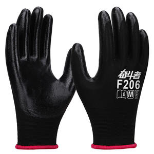 ถุงมือป้องกันการบาดเจ็บเคลือบไนไตรล์ที่นิ้วมือ ทนทานต่อการสึกหรอ กันลื่น สำหรับงานทั่วไป - Product Image 2