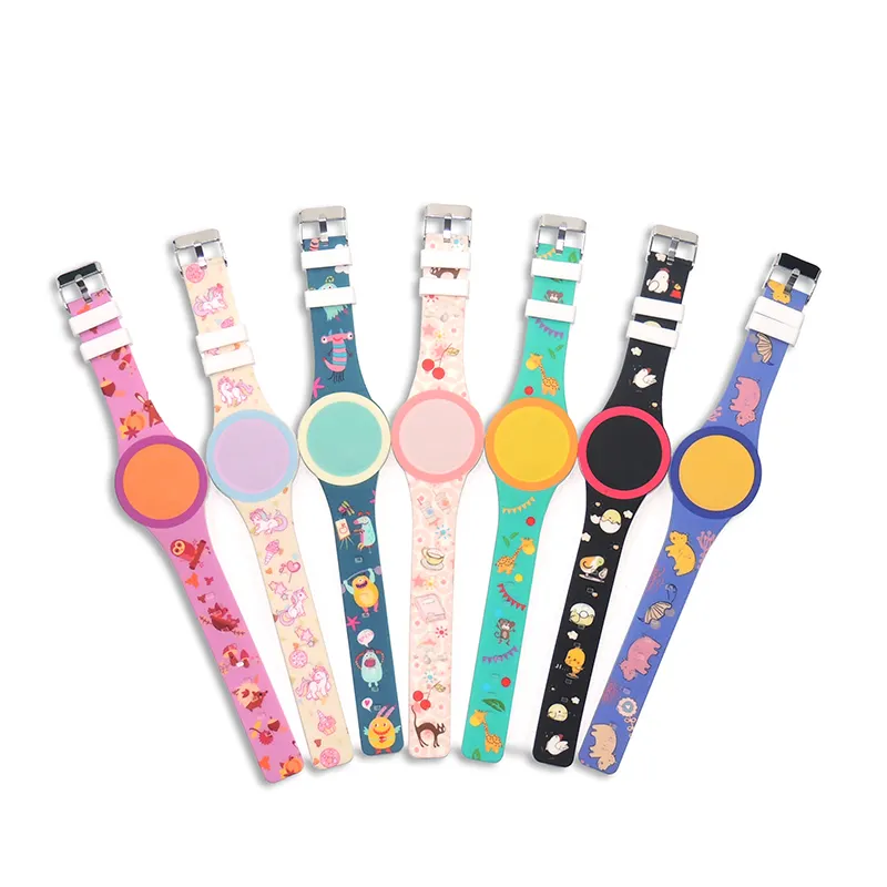 LED OEM Custom Silicone Kids Watch Digital Waterproof Boys Girls Watches Gifts