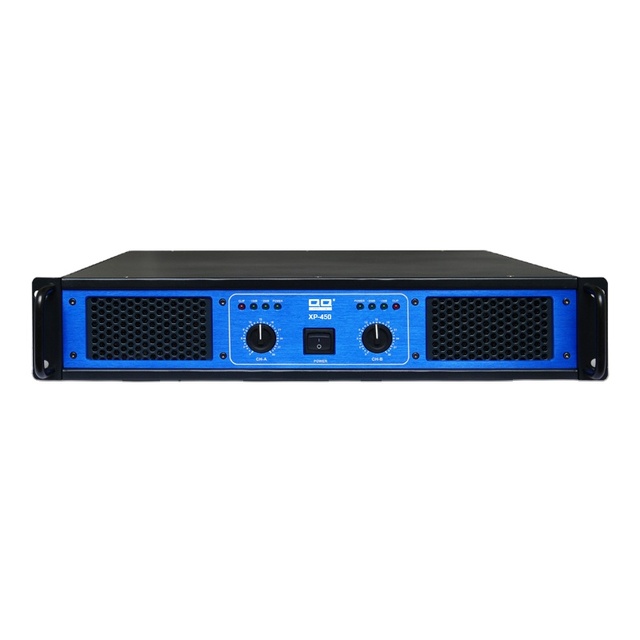 2 Channels Professional Powered Mixer Amplifier PA System for Loudspeaker Stage Monitor Setup