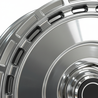 Nouvelles jantes en alliage d'aluminium chromées forgées rétro VIP polies 20 21 22 pour Mercedes Classe S/Rolls Royce Maybach 30 mm ET