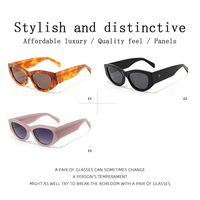 Gafas de Sol Cat-Eye Modernas y a la Moda, UV400, Ligeras, Duraderas, Versátiles, para Uso Diario en Exteriores, Unisex, de Acetato de Lujo