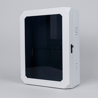 Armoire de recharge murale épaissie pour VE, Dissipateur de chaleur solaire, Boîtier métallique extérieur antirouille pour véhicules à énergie nouvelle