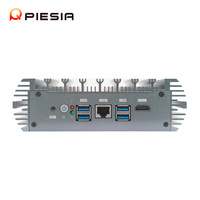 Piesia 12th Gen N150 N100 Network Security Computer Box 6 LAN 2 * Com POE X86 Industrial Fanless Router Firewall Pfsense Mini PC