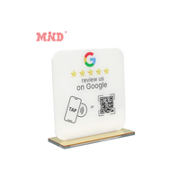 Support de revue Google NTAG 213 NTAG 215 NTAG 216 NFC programmable en acrylique étanche personnalisé avec code QR