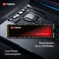 Taimi M.2 NVMe PCIe 3.0 SSD 256 Go Prêt à l'emploi Disque SSD Interne pour Ordinateur Portable de Jeu et PC de Bureau – Expédition Express