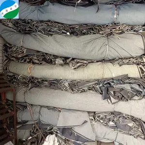 cut pieces very cheap item mixed goods denim fabric stock lot fabric in China market for jeans