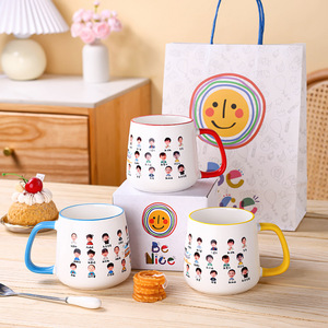 Customized Graduation Mugs Ceramic With Cartoon Printed Design For Children Class Gift - Product Image 3
