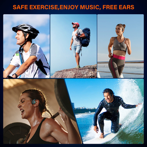 High Quality BT5.0 Waterproof TWS Earbuds 16G/32G Open Ear Bone Conduction Headphones Sport Accessories <b>Wireless</b> Comfortable - Product Image 4