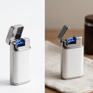 Briquet à Arc Rechargeable Électronique Coupe-Vent à Transfert Thermique à Fente, Design Moderne, avec Cadeau - Product Image 3