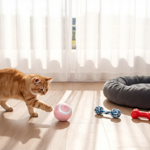 Balles de jouet pour chat interactives chaudes jouets pour chat intelligents boule magique roulante automatique intérieure <span class=keywords><strong>jeu</strong></span> de jouet pour chat interactif électronique balle pour animaux de compagnie - Product Image 1