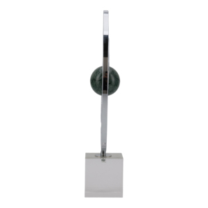 Scultura moderna a forma di armillario, statua decorativa in metallo per la casa, l'ufficio, la scrivania o il ripiano. - Product Image 5