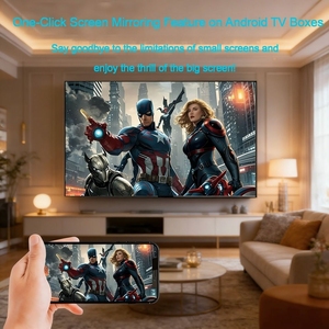 Boîtier TV Android Hutron6 X5M 4K HDR10+ S905X5M Quad Core 4 Go 32 Go WiFi 6 BT5.0 avec décodage AI-SR AV1 pour le streaming Home Cinéma - Product Image 5