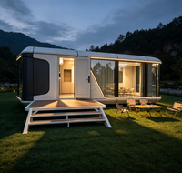 Capsule spatiale toutes saisons pour camps en climat froid, stations de montagne et logements du personnel des projets, avec fonction de conservation de la chaleur