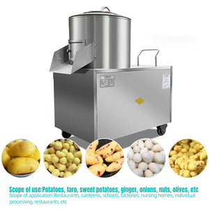 آلة تقشير البطاطس التجارية، آلة تقشير أوتوماتيكية للخضروات والفواكه، آلة تنظيف وتقشير للاستخدام في المقاصف - Product Image 3