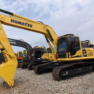 Excavadora de cadenas Komatsu PC240 usada, 24 toneladas, capacidad de cazo de 1.3m, bomba principal, caja de cambios, engranajes, rodamientos, buena calidad, precio económico - Product Image 1