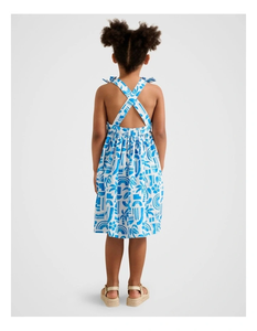 Robe d'été en coton respirant conçue pour les filles actives, offrant un look décoratif attrayant, une sensation confortable et une coupe facile. - Product Image 2