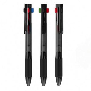 Promotional Custom Logo 4 <b>Color</b> Retractable Ballpoint <b>Pens</b> Long-lasting Ink for Campus Events - Product Image 4