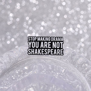 Humour Adulte <span class=keywords><strong>Proverbe</strong></span> Collection Épingles En Émail Tout Le Drame Doit Rester Sur La Scène Broche Revers Badge Drôle Bijoux Cadeau pour Les Amis - Product Image 4