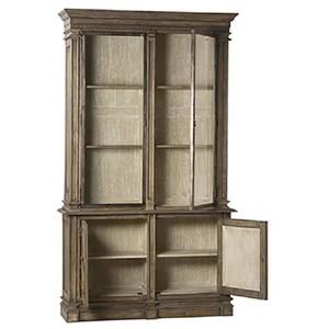 Buffet de cuisine en bois naturel avec porte vitrée - Product Image 2