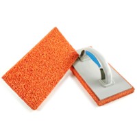 Double matériau flotteur de qualité pour bricolage avec tampon en PE Truelle à marge carrée avec lame en PE PS et poignée en caoutchouc