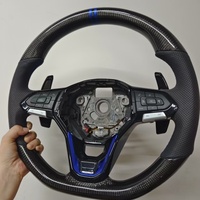 Volant en Fiber de carbone noir pour Volkswagen VW Golf 8 MK8 GTI Arteon Polo Jetta Scirocco Passat accessoires de voiture