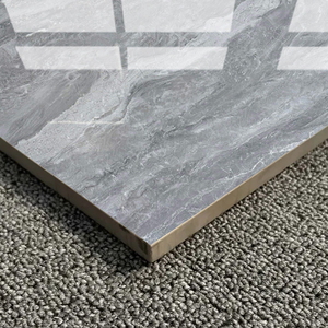 Carreaux de sol en porcelaine polie effet marbre gris 60x60 Foshan Durable pour sols – Les moins chers - Product Image 2